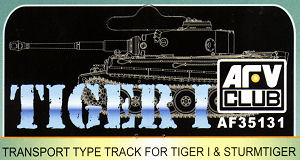 Einzelkettenglieder Track german Tiger I Transport 1:35  AFV Club 35129 