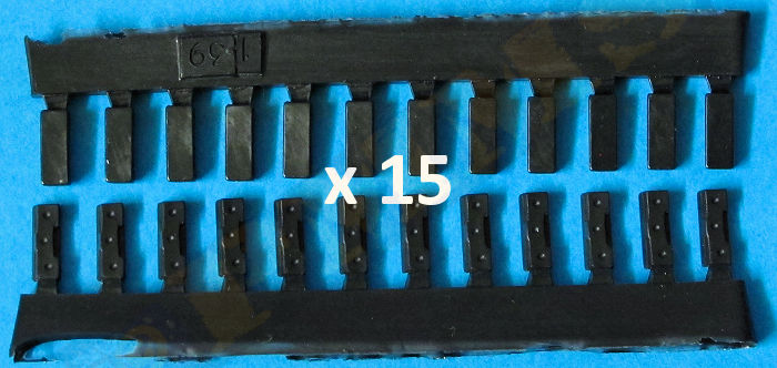 pistes pour FV432 avec intact PATINS en caoutchouc Masteclub MTL35139 échelle 1/35 