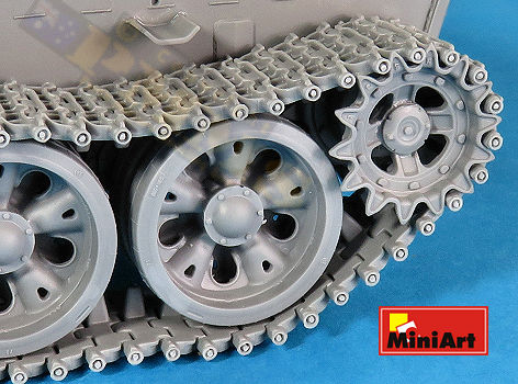 MiniArt 37050 Workable Track Links for T-55 RMSH Early Type Model Kit 1/35 for sale online