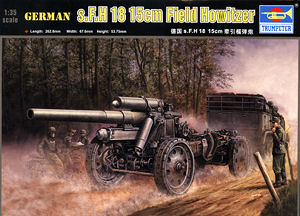 Trumpeter 02304 1//35 German 15cm sFH 18 Field Howitzer
